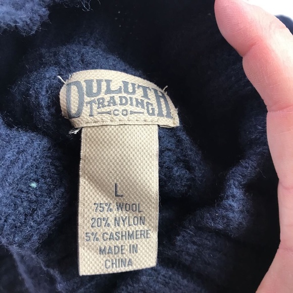 Duluth Trading Co Womens Cardigan Sweater Black L - Picture 4 of 4